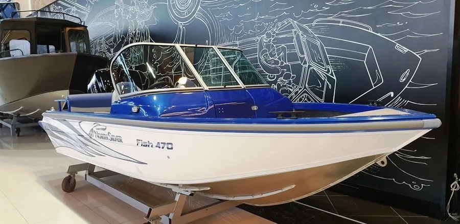 Катер-лодка алюминиевая NORTHSILVER 470 Fish